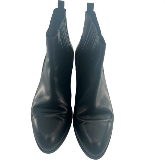 J. Crew black Chelsea boots leather sz 7 - Picture 5 of 7